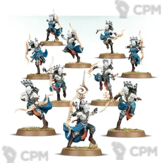 Описание картинки Набор миниатюр Warhammer Age of Sigmar Spearhead: Idoneth Deepkin Akhelian Tide Guard от Дауран по цене 12 000руб | Свободный Рынок Миниатюр - СРМ