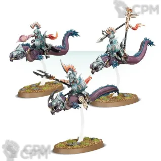 Описание картинки Набор миниатюр Warhammer Age of Sigmar Spearhead: Idoneth Deepkin Akhelian Tide Guard от Дауран по цене 12 000руб | Свободный Рынок Миниатюр - СРМ