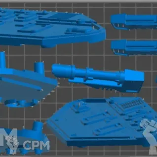 Описание картинки Leman Russ Vanquisher +битсы(закачка) от WAAAAAAGHshop по цене 2 600руб | Свободный Рынок Миниатюр - СРМ