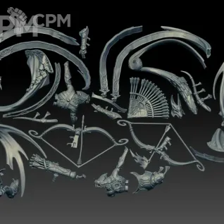 Описание картинки Sevireth, Lord of the Seventh Wind / Hurakan Spirit of the Wind (Scan) от AxeL's Forge по цене 1 000руб | Свободный Рынок Миниатюр - СРМ