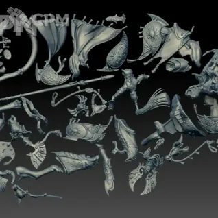 Описание картинки Lyrior Uthralle / Vanari Lord Regent (Scan) от AxeL's Forge по цене 1 100руб | Свободный Рынок Миниатюр - СРМ