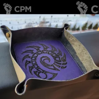 Описание картинки Dice Tray Tyranids/Лоток/Дайс Трей тираниды генокульт/Арена/Тарелка от Krontwar по цене 3 500руб | Свободный Рынок Миниатюр - СРМ