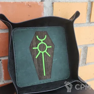 Описание картинки Necrons Dice Tray/Лоток/Дайс Трей/Арена/некроны от Krontwar по цене 3 800руб | Свободный Рынок Миниатюр - СРМ