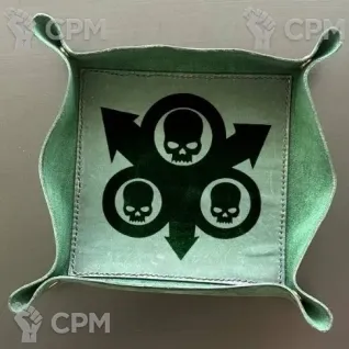 Описание картинки Death Guard Dice Tray/Дайс Трей/Арена/Тарелка/Гвардия смерти от Krontwar по цене 2 800руб | Свободный Рынок Миниатюр - СРМ