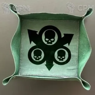 Описание картинки Death Guard Dice Tray/Дайс Трей/Арена/Тарелка/Гвардия смерти от Krontwar по цене 2 800руб | Свободный Рынок Миниатюр - СРМ