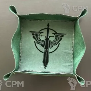 Описание картинки Dark Angel/Dice Tray/Лоток/Дайс Трей/Арена/Тёмные ангелы от Krontwar по цене 3 000руб | Свободный Рынок Миниатюр - СРМ