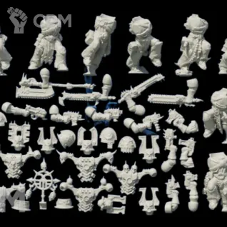 Описание картинки Khorne Berzerkers от Лаборатория хаоса по цене 900руб | Свободный Рынок Миниатюр - СРМ