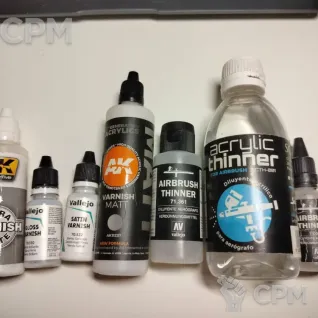 Описание картинки Лаки, разбавители AK, Vallejo от Fomunya по цене 2 500руб | Свободный Рынок Миниатюр - СРМ