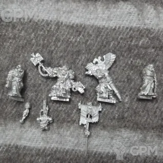 Описание картинки Chaplain Grimaldus and Retinue от User37934 по цене 11 000руб | Свободный Рынок Миниатюр - СРМ