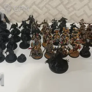 Описание картинки Армия Chaos Space Marine + кубы ХСМ от User22631 по цене 22 500руб | Свободный Рынок Миниатюр - СРМ