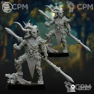 Описание картинки OPR Wood Elves Glade leader (war master) от Laboratory of Chaos по цене 75руб | Свободный Рынок Миниатюр - СРМ