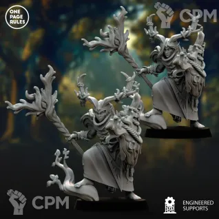 Описание картинки OPR Wood Elves Glade leader (forest warden) от Laboratory of Chaos по цене 100руб | Свободный Рынок Миниатюр - СРМ
