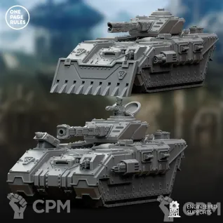 Описание картинки Leman Russ/Human Defence Force - Tank OPR от Laboratory of Chaos по цене 1 800руб | Свободный Рынок Миниатюр - СРМ