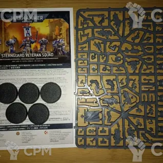 Описание картинки Sternguard Veterans, на литниках от Black Legion Hall по цене 5 500руб | Свободный Рынок Миниатюр - СРМ