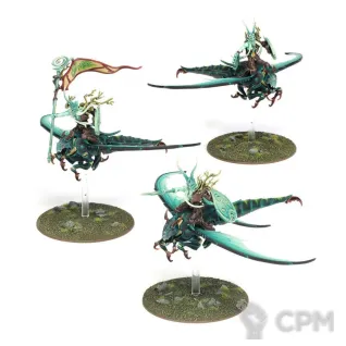 Описание картинки Набор миниатюр Warhammer Age of Sigmar Sylvaneth Spiterider Lancers от Дауран по цене 6 000руб | Свободный Рынок Миниатюр - СРМ