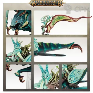 Описание картинки Набор миниатюр Warhammer Age of Sigmar Sylvaneth Spiterider Lancers от Дауран по цене 6 000руб | Свободный Рынок Миниатюр - СРМ