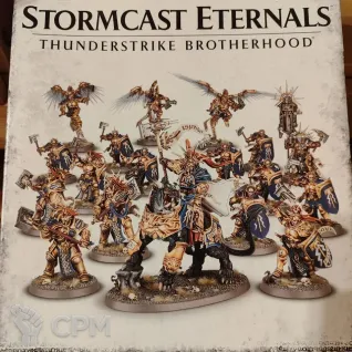 Описание картинки Stormcast Eternals. Thunderstrike Brotherhood от Dangrot по цене 8 500руб | Свободный Рынок Миниатюр - СРМ