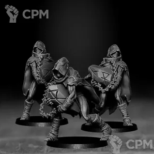 Описание картинки Children of Yggdrasil - Runic Prisoners от Подземный человек по цене 450руб | Свободный Рынок Миниатюр - СРМ