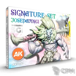 Описание картинки Набор красок и инструментов AK Interactive SIGNATURE SET JOSE DAVINCI 3G от Дауран по цене 5 000руб | Свободный Рынок Миниатюр - СРМ
