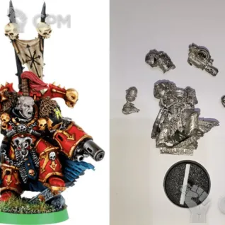 Описание картинки Chaos Lord with Power Fist от thymeQ по цене 2 300руб | Свободный Рынок Миниатюр - СРМ