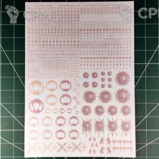 Описание картинки World Eaters Legion Transfer Sheet Декали Оригинал GW от Vault Boy по цене 5 298руб | Свободный Рынок Миниатюр - СРМ