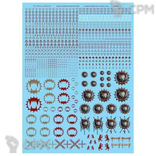 Описание картинки World Eaters Legion Transfer Sheet Декали Оригинал GW от Vault Boy по цене 5 298руб | Свободный Рынок Миниатюр - СРМ