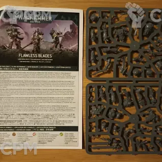 Описание картинки 3x Flawless Blades, на литниках от Black Legion Hall по цене 4 180руб | Свободный Рынок Миниатюр - СРМ