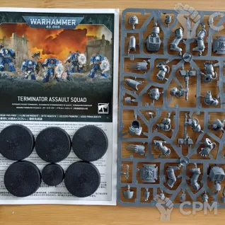 Описание картинки 5х Terminator Assault Squad, на литниках от Black Legion Hall по цене 5 225руб | Свободный Рынок Миниатюр - СРМ