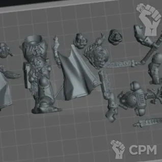 Описание картинки Wolf Priest от Laboratory of Chaos по цене 250руб | Свободный Рынок Миниатюр - СРМ
