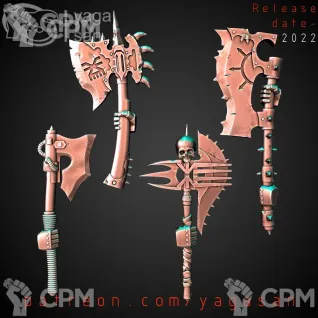 Описание картинки CSM Accursed Power Axe's от Стальные Небеса по цене 160руб | Свободный Рынок Миниатюр - СРМ