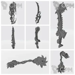 Описание картинки CSM Accursed Swords &amp; Mace от Стальные Небеса по цене 210руб | Свободный Рынок Миниатюр - СРМ