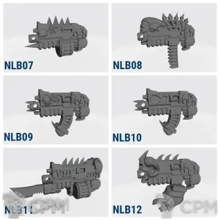 Описание картинки Night Lords Bolters от Стальные Небеса по цене 120руб | Свободный Рынок Миниатюр - СРМ