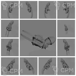 Описание картинки Night Lords Lightning Claws от Стальные Небеса по цене 300руб | Свободный Рынок Миниатюр - СРМ