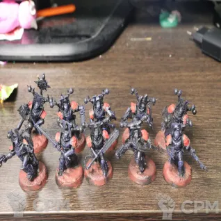 Описание картинки Khorne Berzerkers от Аграном по цене 2 100руб | Свободный Рынок Миниатюр - СРМ