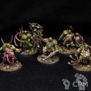 Описание картинки Putrid Blightkings от Monger по цене 13 450руб | Свободный Рынок Миниатюр - СРМ