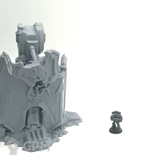 Описание картинки Уничтоженный Титан - Sci-Fi Террейн от Terrain Print по цене 4 100руб | Свободный Рынок Миниатюр - СРМ