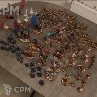 Описание картинки Армия Stormcast Eternals от VladosP по цене 45 000руб | Свободный Рынок Миниатюр - СРМ
