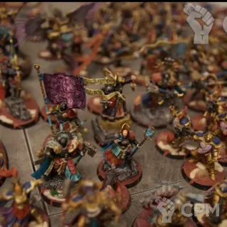 Описание картинки Армия Stormcast Eternals от VladosP по цене 45 000руб | Свободный Рынок Миниатюр - СРМ
