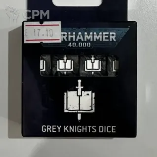 Описание картинки Grey Knights Dice NEW - Warhammer 40k GK - New, Unused от Mundungus по цене 3 199руб | Свободный Рынок Миниатюр - СРМ