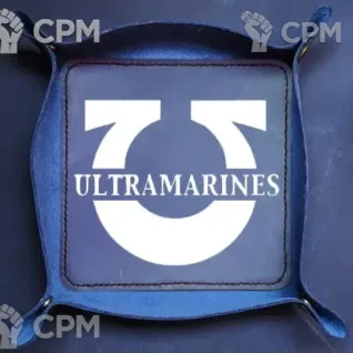 Описание картинки Dice Tray Space Marines/Лоток/Дайс Трей Ультрамарины /Арена/Тарелка/ Ultramarines от Krontwar по цене 4 000руб | Свободный Рынок Миниатюр - СРМ