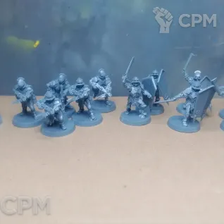 Описание картинки Отряд Урук-хай 6шт арбалетчиков, 6 шт воинов с мечами от Авдоха по цене 1 000руб | Свободный Рынок Миниатюр - СРМ