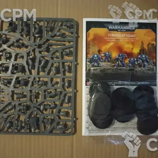 Описание картинки Terminator Squad из распила Crux Terminatus от Black Legion Hall по цене 5 225руб | Свободный Рынок Миниатюр - СРМ