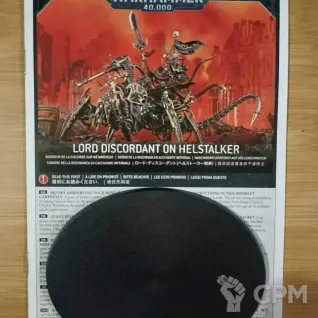 Описание картинки Lord Discordant on Helstalker, на литниках от Black Legion Hall по цене 5 500руб | Свободный Рынок Миниатюр - СРМ