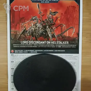 Описание картинки Lord Discordant on Helstalker, на литниках от Пилорама по цене 5 000руб | Свободный Рынок Миниатюр - СРМ