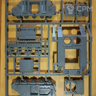 Описание картинки Chaos Rhino, на литниках от Black Legion Hall по цене 3 960руб | Свободный Рынок Миниатюр - СРМ