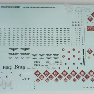 Описание картинки Death korps of Krieg transfer sheet от +Tamplier+ по цене 850руб | Свободный Рынок Миниатюр - СРМ