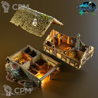 Описание картинки Большое имение от 3D Wargaming по цене 8 500руб | Свободный Рынок Миниатюр - СРМ