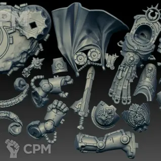 Описание картинки Marneus Calgar in Armour of Antilochus (Scan) от AxeL's Forge по цене 450руб | Свободный Рынок Миниатюр - СРМ