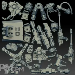 Описание картинки Firestrike Servo-turrets (Scan) от AxeL's Forge по цене 850руб | Свободный Рынок Миниатюр - СРМ