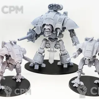 Описание картинки Imperial Knights Strater Pack (3d alt) от HouseSaidon по цене 7 700руб | Свободный Рынок Миниатюр - СРМ